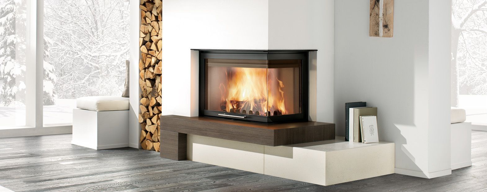 Piecyki na drewno z płaszczem wodnym zdjęcie